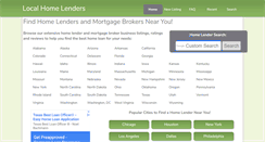 Desktop Screenshot of localhomelenders.com